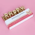 thumbnail image 1 of Heart Shape, Letter, Curve Shape Candle Party Smoke Free Cake Candles（Golden Letters）, 1 of 5