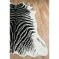 thumbnail image 4 of Erin Gates by Momeni Acadia Zebra Black Faux Hide Area Rug 5'3" X 7'10", 4 of 4