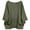 Army Green, variant on Feancey Cotton Linen Blouses for Women 3/4 Sleeve Loose Fit Tops Summer Fashion Irregular Hem Boho Blouse Oversized Casual Loose Beach Shirt Army Green L