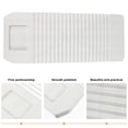 thumbnail image 2 of KAKOWELY 1Pcs Washboard Mexican Hand Washing Clothes White Plastic Rectangular Laundry Tool, 2 of 8