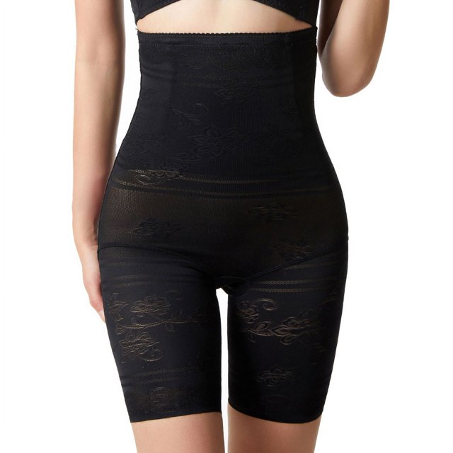 Pantalones tipo bóxer de cintura alta para abdomen, ropa interior moldeadora de abdomen y cadera para posparto, delgada, talla grande