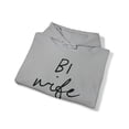 thumbnail image 4 of Bi Wife Bisexual Wifey From Husband Wife Hoodie, Gifts, Hooded Sweatshirt, 4 of 4