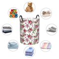 thumbnail image 5 of KLL Lilies Flowers Waterproof Foldable Laundry Hamper Bucket with Handles for Storage Bin,Kids Room,Home Organizer (Medium ), 5 of 7
