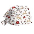 thumbnail image 2 of Multicolor Satin-Lined Cotton Scrub Hat Polyester Unisex Surgical Cap Comfortable and Stylish Scrub Hat One Size, 2 of 3
