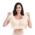 thumbnail image 6 of Penkiiy Sports Bras for Women 3-Pack Women Sexy Top Bra Wire Free Underwears Base Vest Style Sports Lingerie Beige Bras, 6 of 9