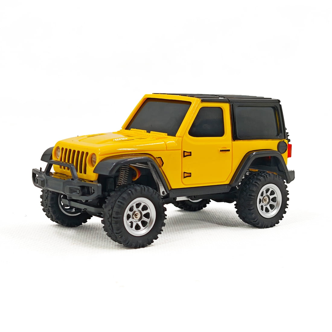 1/36 Scale 4WD RC Climbing Car Mini Off Road Remote Control Truck With LED Front Rear Lights Full Proportional Driving System Electric Rock Crawler Vehicle For Adults Hobbyists