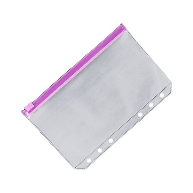 Matsuzay 10 piezas bolsa con cremallera contenedor conveniente bolsas de archivos a prueba de agua bolsa de almacenamiento de documentos simple Type3 NO3