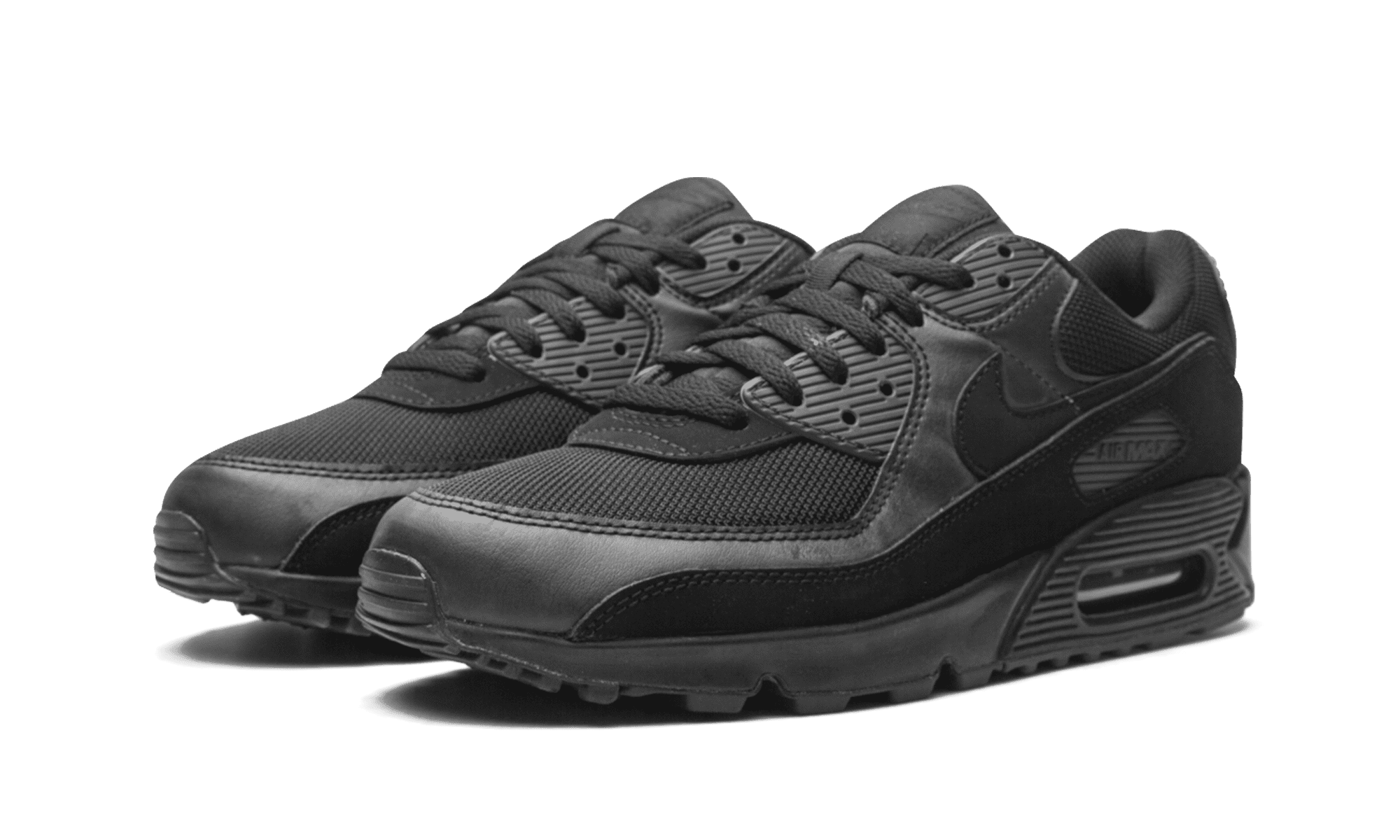 Nike Air Max 90. Recraft Triple Black. Size 12 - CN8490-003 The Nike Air Max 90 Recraft  main image 3