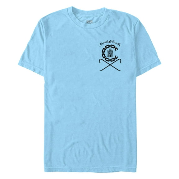 Men's Crooks & Castles Ancient Tower Badge Graphic T-Shirt