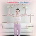 thumbnail image 4 of kisnbld Adjustable Kettlebell Set, 2 in 1 Free Weights Dumbbells & Kettlebell Set for Women with Fast Adjustment, Each 2lb 3lb 4lb 5lb Hand Weights Set for Home Gym & Outdoor Exercise Training, 4 of 8