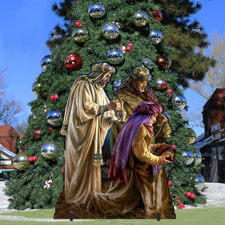 Mildsown Nativity Holy Family Scene for Outdoor Christmas Easter