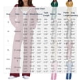thumbnail image 3 of Chiccall Sweatsuits for Women 2 Piece Outfits Zip Up Hoodie Sweatshirt and Baggy Sweatpants Set Fall Long Sleeve Tracksuit, 3 of 10