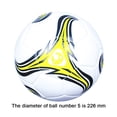 thumbnail image 4 of Balón de fútbol desinflado, tamaño 5, balón de fútbol profesional, PVC, fútbol interior y exterior, 4 of 6
