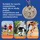 thumbnail image 2 of Medalla 5 Cm Plata Con Cinta para El Cuello Premios Ganador Juegos Pelota, 2 of 4