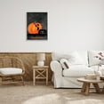 thumbnail image 3 of Stupell Industries Jack-o-Lantern Phrase Holiday Painting Gray Framed Art Print Wall Art, 24 x 30, 3 of 9