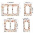 thumbnail image 2 of Yayeee Rocker Switch Wall Plate 1-Gang 4.6"x2.9" Home Decorative Outlet Cover, Purple Seashell, 2 of 6