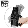 thumbnail image 6 of 40oz Education Math Equations Scientific Stainless Steel Flip Straw Tumbler Spill Proof Travel Cup Double Wall Vacuum Insulated Coffee Mug with Handle, 6 of 6