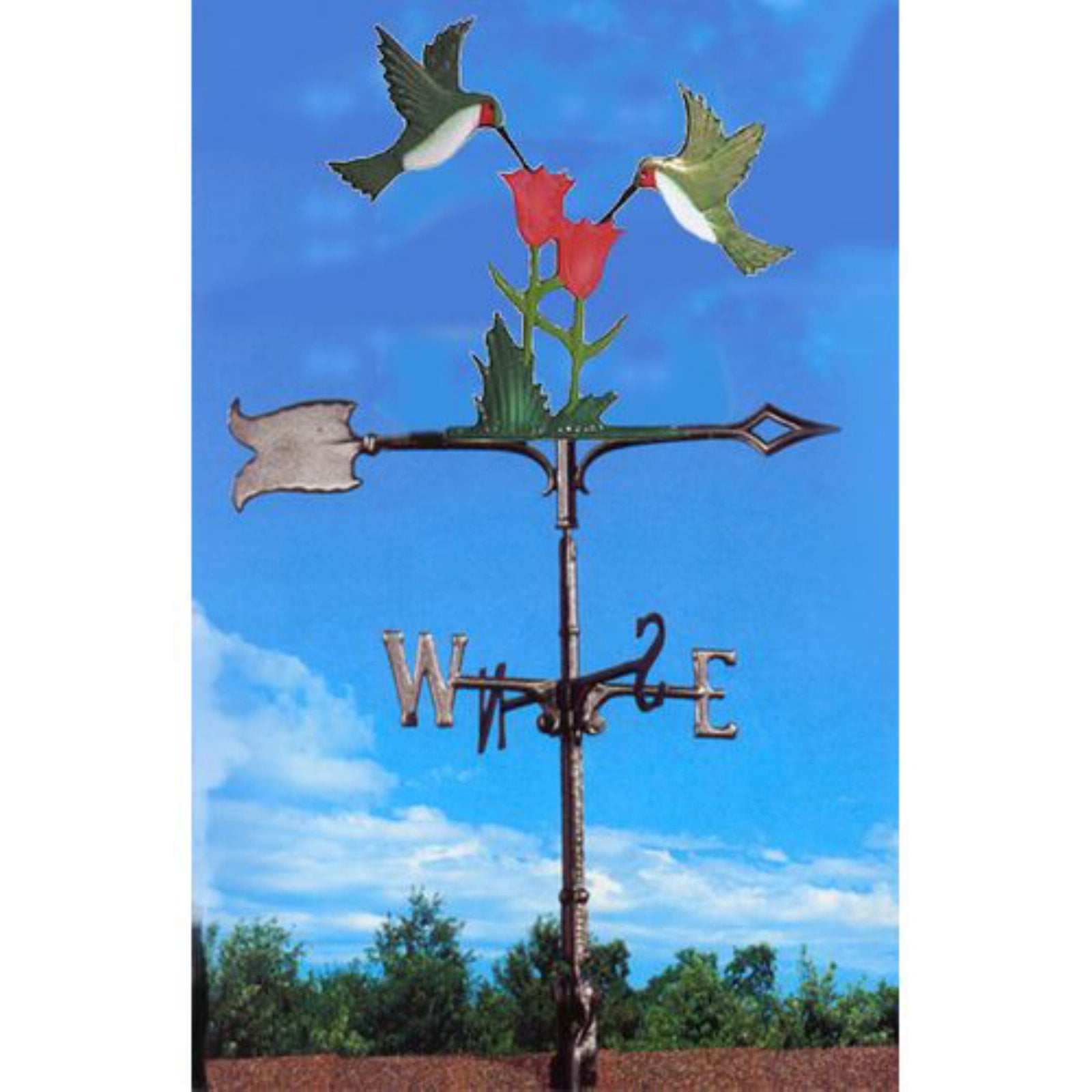 Painted Hummingbirds Weathervane by Whitehall