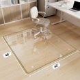 thumbnail image 5 of Glass Chair Mat 42" x 48" Heavy Duty Tempered Glass Office Chair Mat, Glass Floor Mat with Polished Edge and Round Corner for Smooth Glide, Office Chair Mat for Carpet, Hardwood Floor, 5 of 6