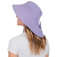 thumbnail image 2 of Jan & Jul Women Sun Hat with Large Neck Flap and Adjustable Strap (Aqua-Dry Xplorer: Purple, L), 2 of 6