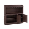 thumbnail image 5 of Home Source Bar Cabinet with Stem Glass Placement and Wooden Doors in Mahogany, 5 of 8