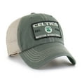 thumbnail image 2 of Men's '47 Kelly Green/Tan Boston Celtics Wabash Patch Clean Up Adjustable Hat, 2 of 4