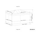 thumbnail image 3 of Sojag Romano Sun Shelter, 3 of 4