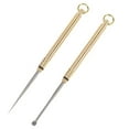 thumbnail image 5 of Toothpick/Ear-pick, Portable Reusable Titanium Alloy Ear-pick Ear Spoon Toothpick, with Waterproof Brass Case, for Backpacks Camping Hiking Travel, 5 of 7