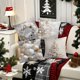 thumbnail image 5 of Funda de almohada con decoración navideña, funda de almohada con forma de bola de árbol de Navidad de invierno, funda de cojín para sofá, decoración del hogar, regalo de Año Nuevo, 5 of 5