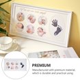 thumbnail image 2 of CIMAXIC 1PC Kid DIY Hand Foot Inkpad Photo Frame Creative Baby Hand Foot Inkpad Frame,15.35"X8.27"X0.98", 2 of 5