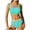 Green#girls swimsuits, variant on Hesxuno 2 Piece Bikini Swimsuit for Girls Summer Swim Athletic Bathing Suit Teen Color Color Trendy Workout Swimwear Set Sky Blue 140