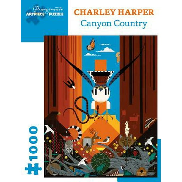 Charley Harper : Canyon Country 1000-Piece Jigsaw Puzzle ...