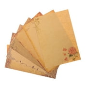 48 Pcs Vintage Decor Retro Portable Letter Paper Decorative Blank Stationery European Style