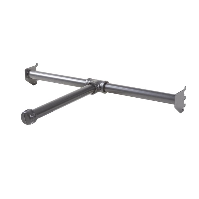 Econoco PSORFO24N Pipeline - Face avant de 12 Po pour Marchandiseur Mural Autonome - Finition Gris Anthracite, Format du Pack - 2