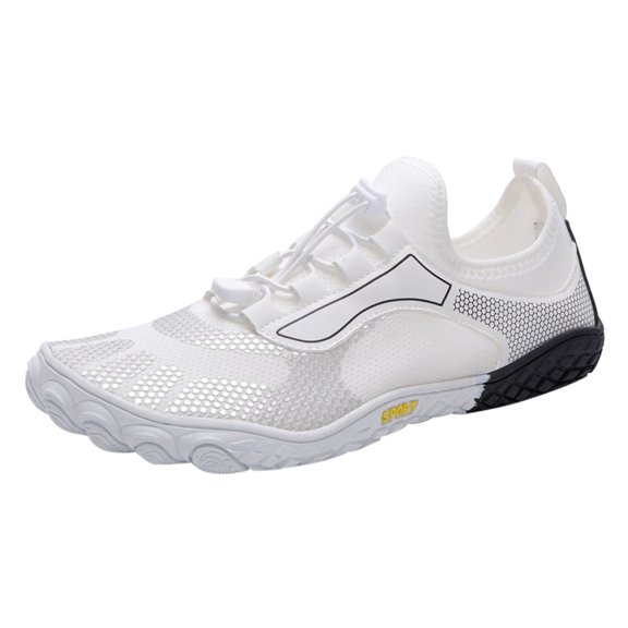 NOKIO Men's Sneakers Comfortable Wide Width Athlet𝗂c Shoes S𝗅ip On Elastic Adjuatable Strap Cycling Shoes Outdoor Sport Wading Shoes Lightweight Anti-S𝗅ip Swim Shoes