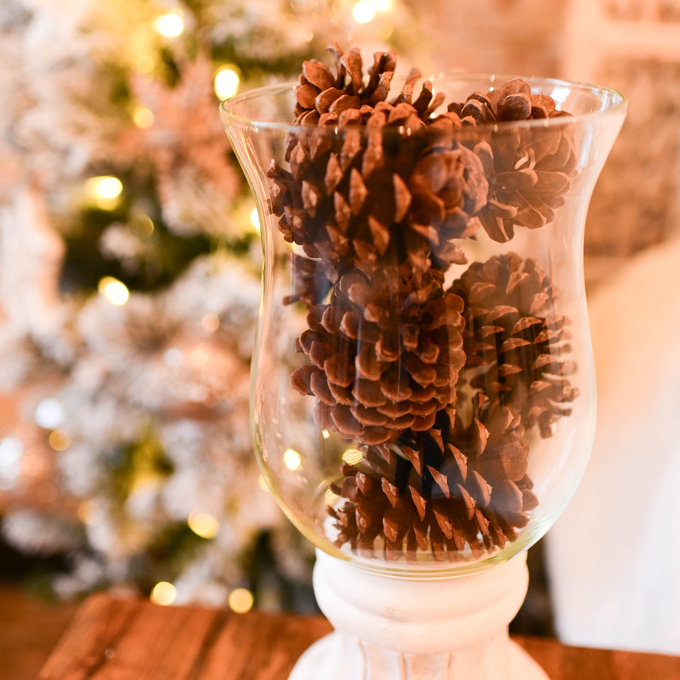(2 pack) Holiday Time Cinnamon Fragranced Brown Pinecones 8oz