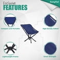 thumbnail image 4 of Sunnyfeel High Back Folding Camping Chair, BlueB, 4 of 5