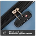 thumbnail image 4 of Tripcomp 6 Piece Hardside Luggage Sets Spinner Wheels with TSA Lock Lightweight Suitcase with backpacks(blue), 4 of 11