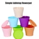 thumbnail image 2 of Macetas con bandeja, ideales para plantas de interior, hierbas, follaje y semillas. Macetas de plástico modernas de 7 piezas para vegetación de interior., 2 of 8