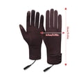 thumbnail image 5 of AuroraX Touchscreen Usb Heated Gloves Thermal Coffee Velvet Thick Winter Gloves Women Soft Insulated Gloves for Women, 5 of 6