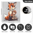 thumbnail image 3 of Fox and Girl Magnetic Dishwasher Decal 23''x26'' Easy to Clean Single Sided Print, 3 of 6