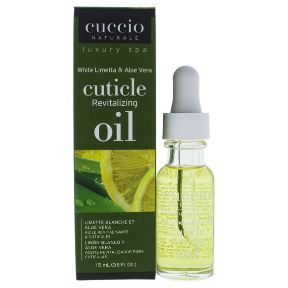 Huile Revitalisante pour Cuticules - Manucure Limonetta Blanche et Aloe Vera par Cuccio pour Unisexe - 0.5 oz Huile
