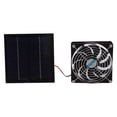 thumbnail image 1 of Extractor de aire Solar Nikou 20 W ventilador 12 cm, 1 of 15