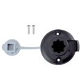 thumbnail image 1 of Soporte de caña para kayak Soporte de montaje de forma forma forma forma Soporte a prueba de corrosión Negro shamjiam Soporte de caña de pescar para kayak, 1 of 9