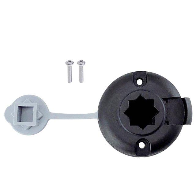 Soporte de caña para kayak Soporte de montaje de forma forma forma forma Soporte a prueba de corrosión Negro shamjiam Soporte de caña de pescar para kayak