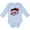 AE-Light Blue, variant on My Gigi Loves Me with Cute Ladybugs Boys or Girls Long Sleeve Baby Bodysuit