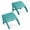 Blue 2/CN, variant on Adirondack Ottoman Foot Rest for Adirondack Chair, HDPE Resin Weather-Resistant Outdoor Patio Footstool for Porch, Pool, Lawn & Backyard Use