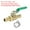 Green, variant on REGALWOVEN Ball Valve, Brass Shut-off Valve Switch Hose Barb Pipe Tube Fittings Red 1/4"