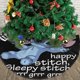 thumbnail image 3 of Falda para árbol de Navidad con puntadas, suave y divertida, decoración navideña de granja con cuello para árbol de Navidad de 36", 3 of 4