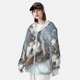 thumbnail image 3 of Balery Majestic Snowy Wolf Sudadera ligera de manga larga con capucha y protección solar UPF 50+ para hombre y mujer, ideal para pesca y running-X-Large, 3 of 7